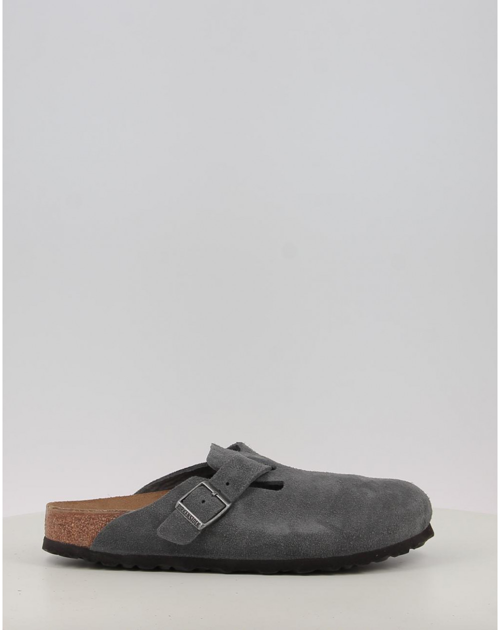 Zuecos Birkenstock Boston LEVE Charcoal gris talla 41