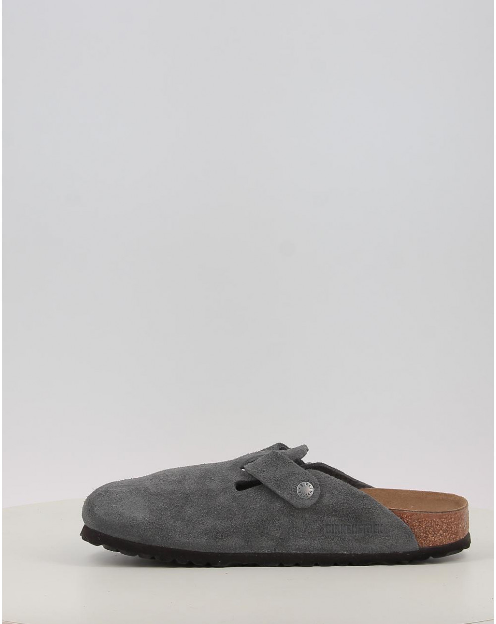 Zuecos Birkenstock Boston LEVE Charcoal gris talla 41
