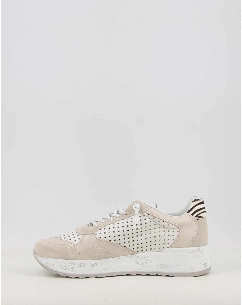 Zapatos deportivos Cetti 848 XL crema talla 36