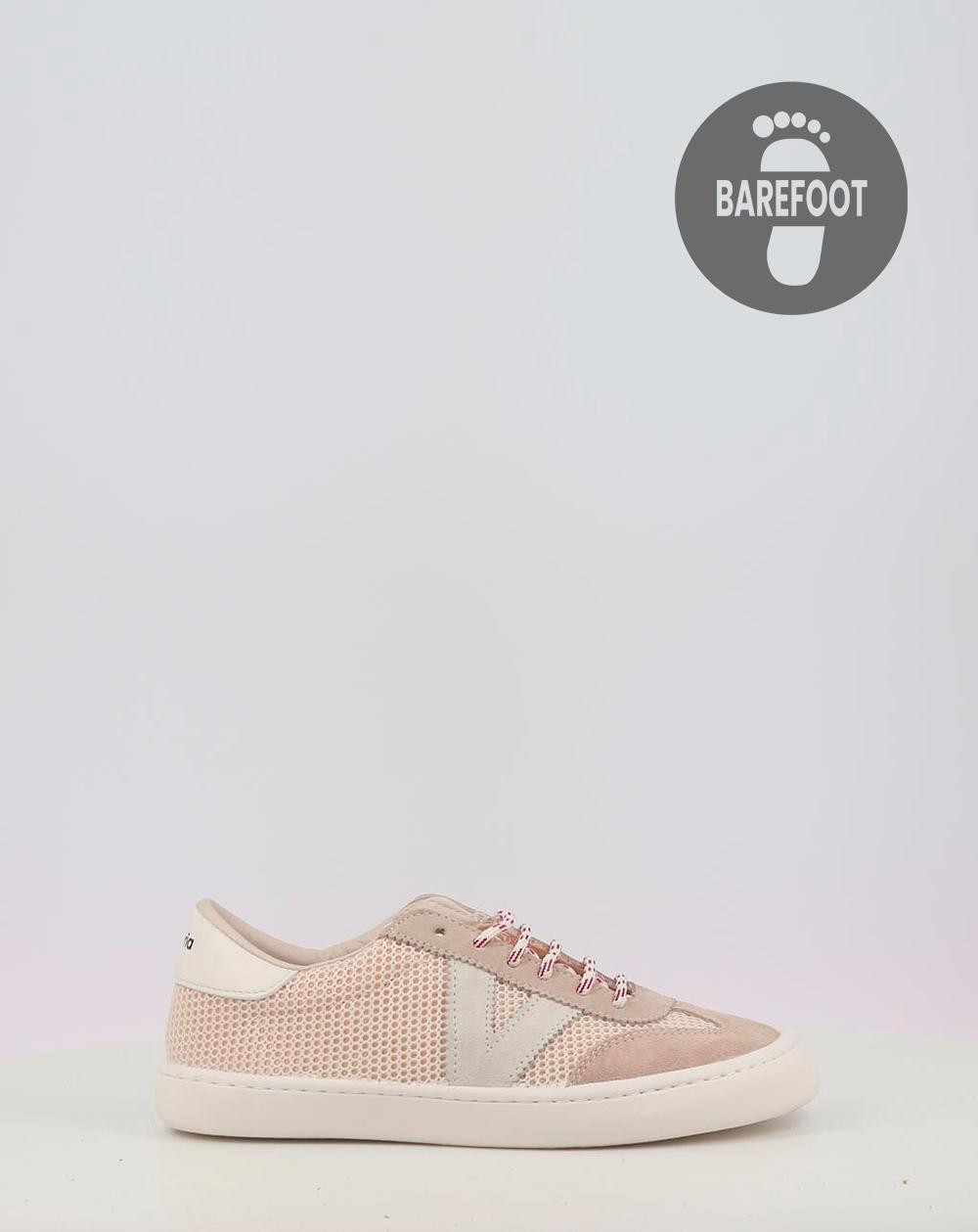 Zapatillas Victoria OLMO BAREFOOT REJILLA & SERRAJE 1186106 beig talla 36