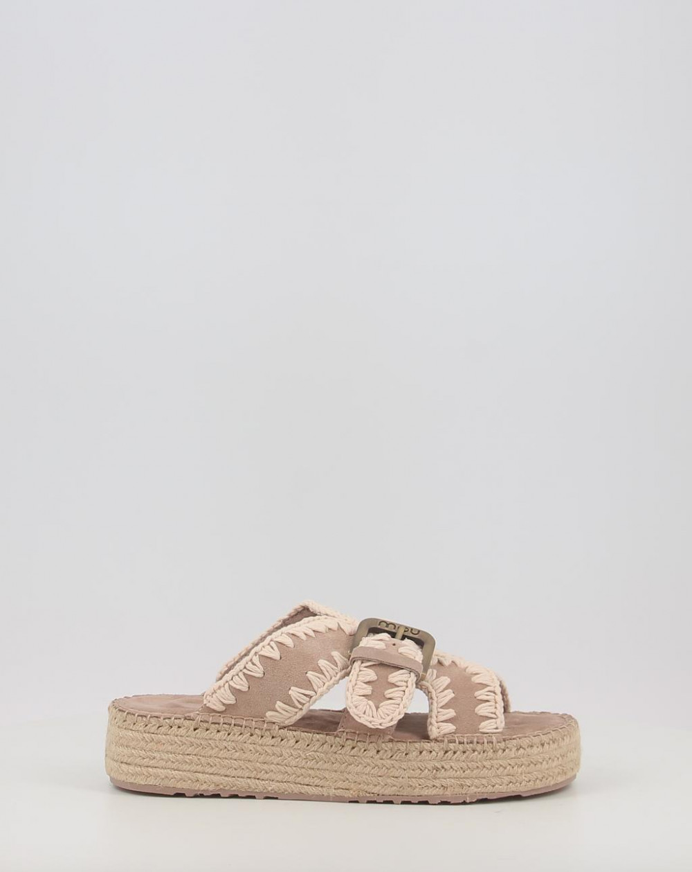 Sandalias Mou JUTE SANDAL taupe talla 37