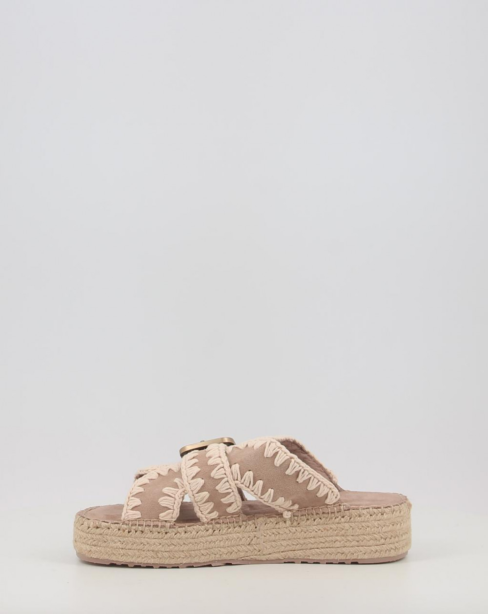 Sandalias Mou JUTE SANDAL taupe talla 37