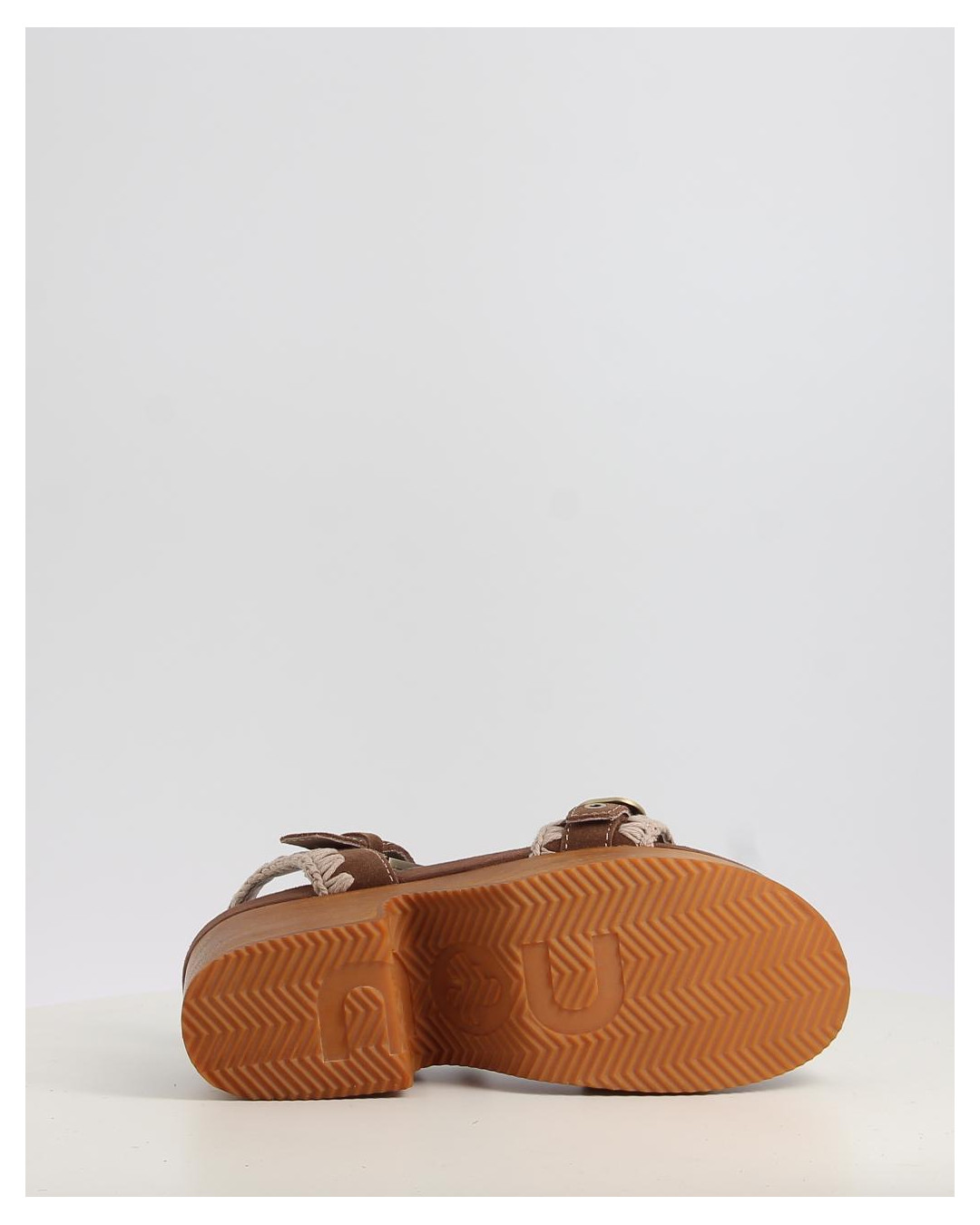 HIGH HEEL WOOD CLOG BUCKLE