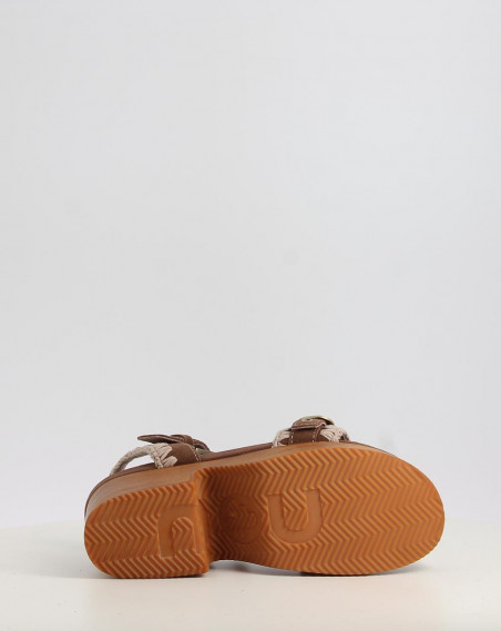 HIGH HEEL WOOD CLOG BUCKLE