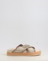 CRISS CROSS SANDAL METSTITCH