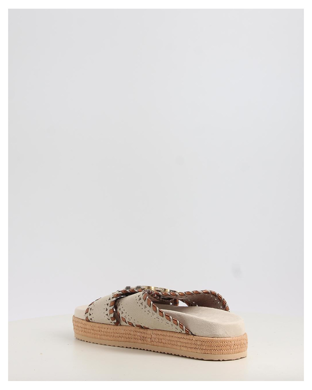 CRISS CROSS SANDAL METSTITCH