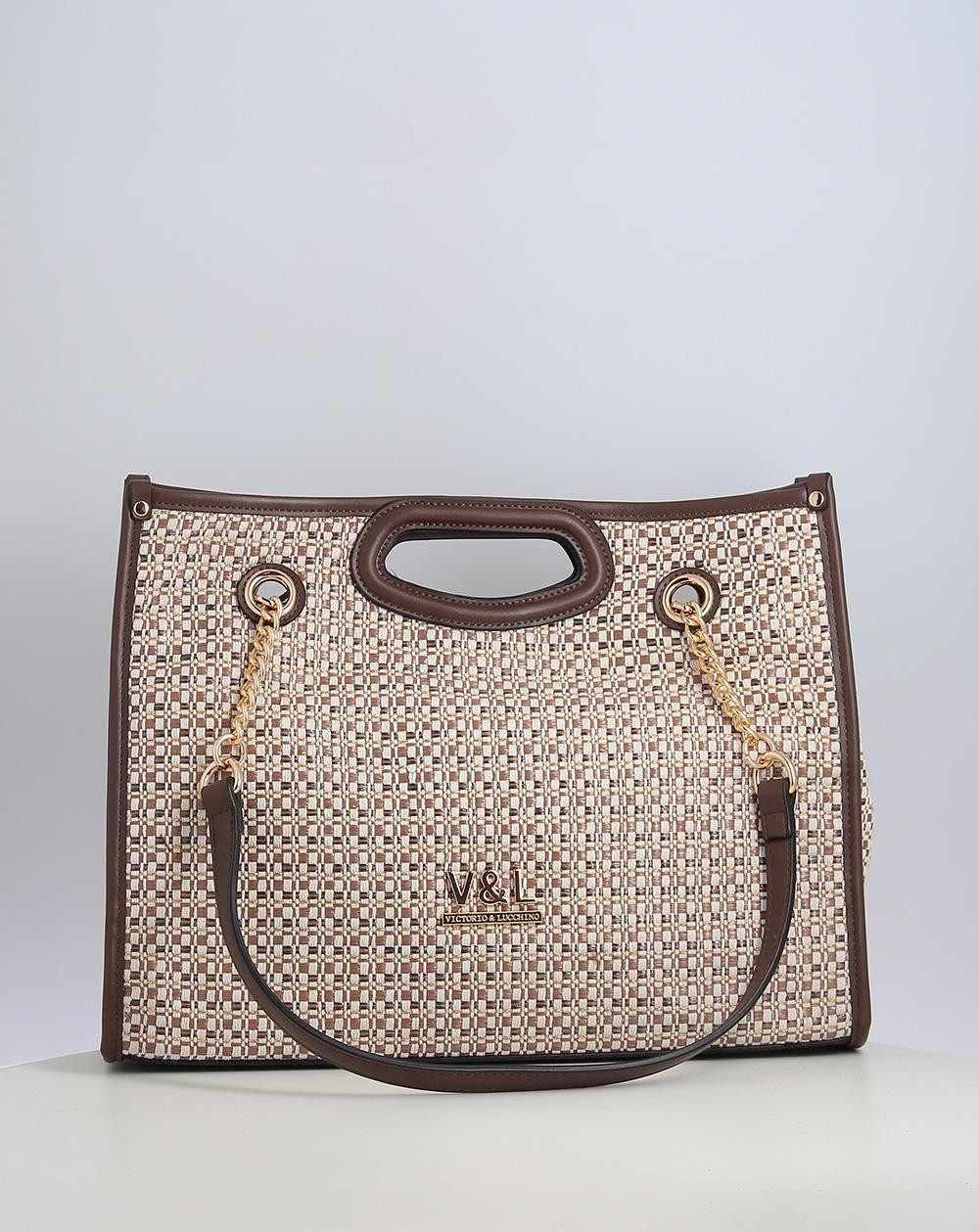 Bolsos Victorio & Lucchino NARA V720 marrón talla S/T