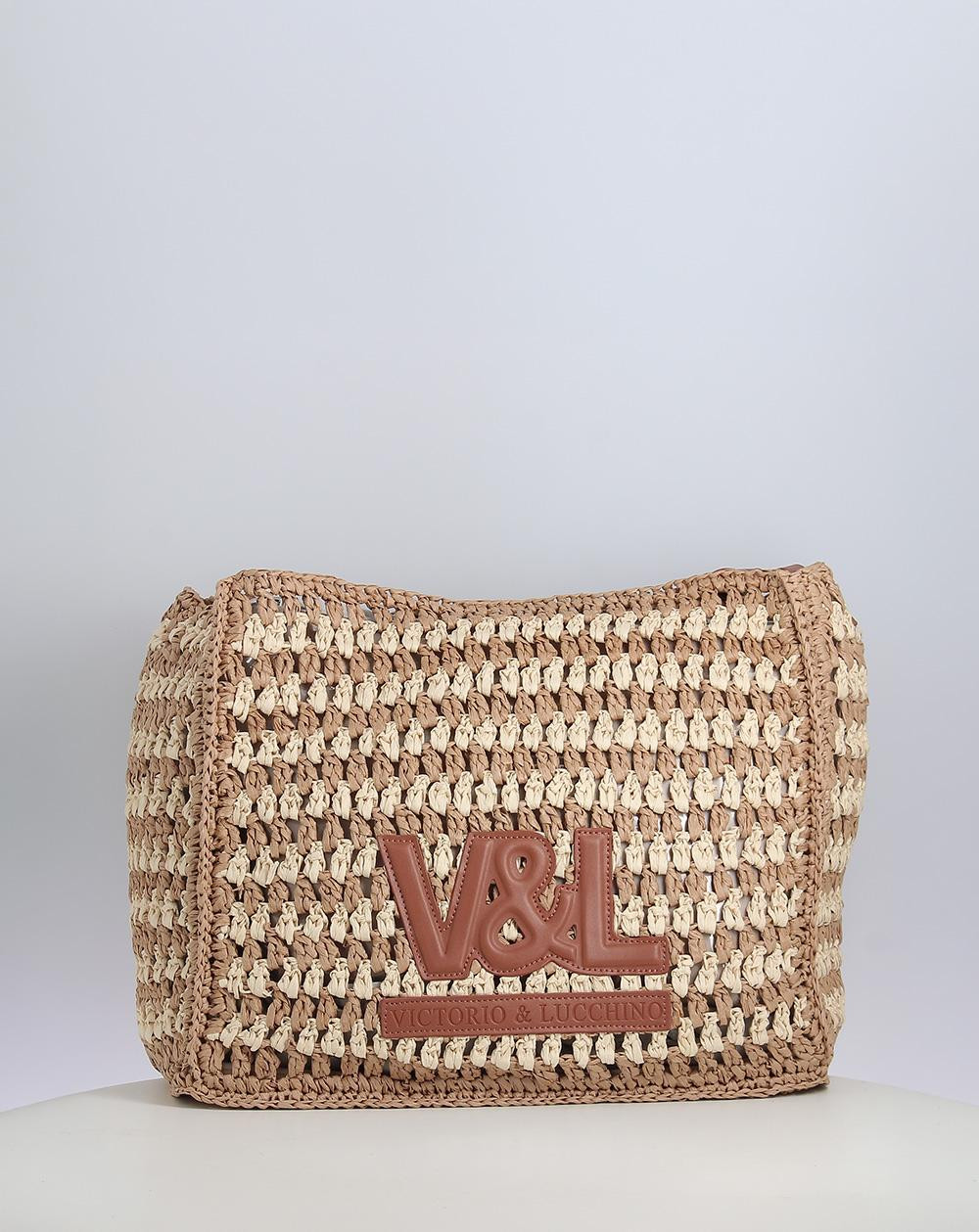 Bolsos Victorio & Lucchino LIMA VL691 beig talla S/T