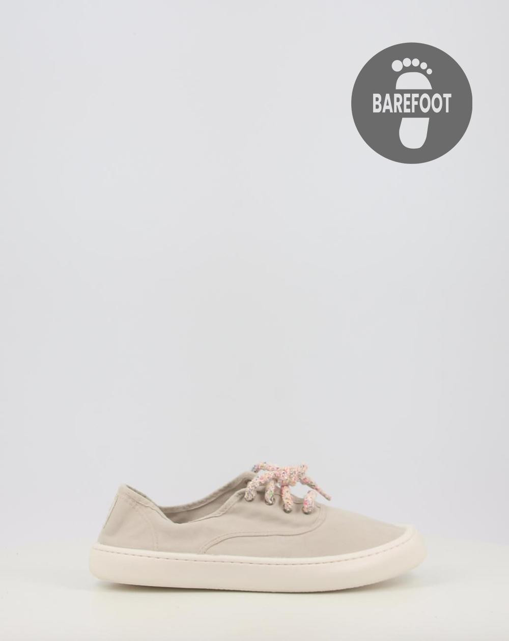 Calzado respetuoso Victoria OLMO BAREFOOT LONA TINTADA DREC beig talla 40