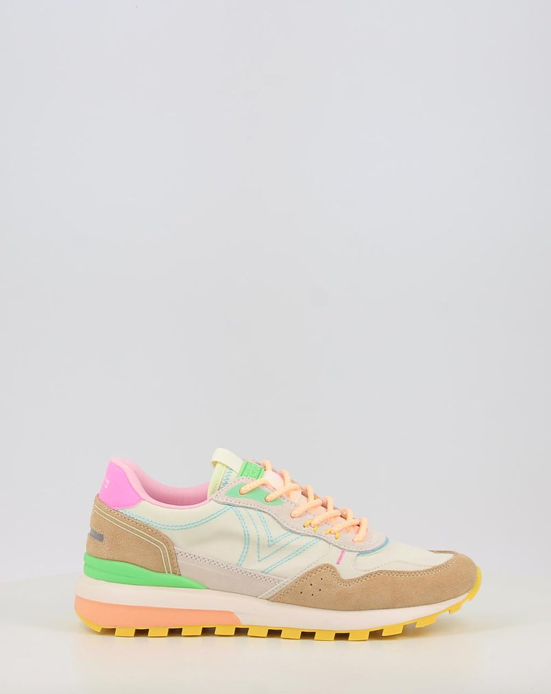 Zapatillas VICTORIA LUNA NYLON & SERRAJE MULTICOLOR 1156114 beig