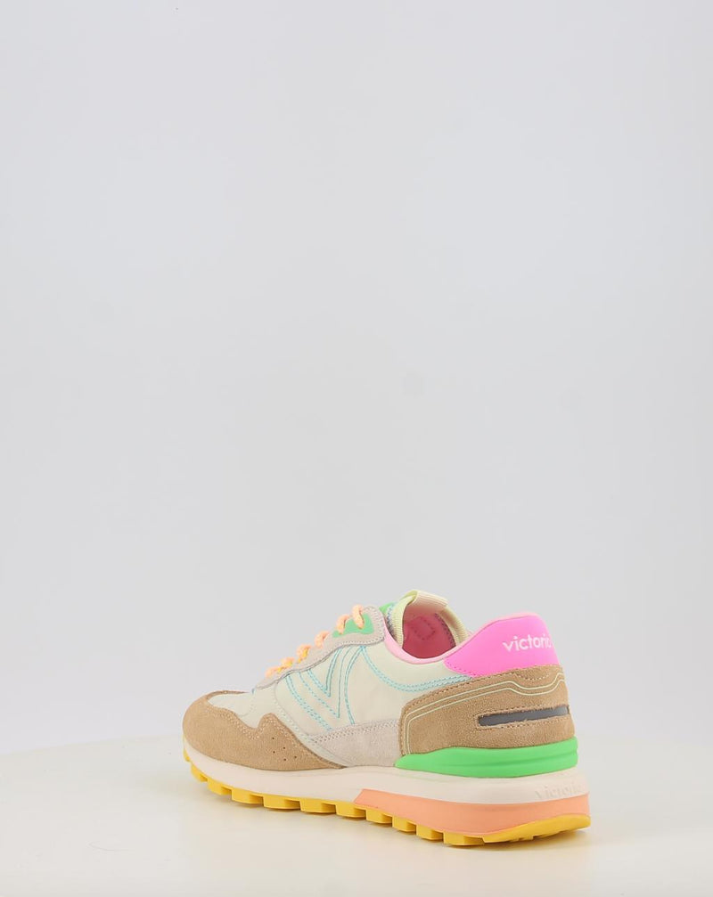 Zapatillas VICTORIA LUNA NYLON & SERRAJE MULTICOLOR 1156114 beig