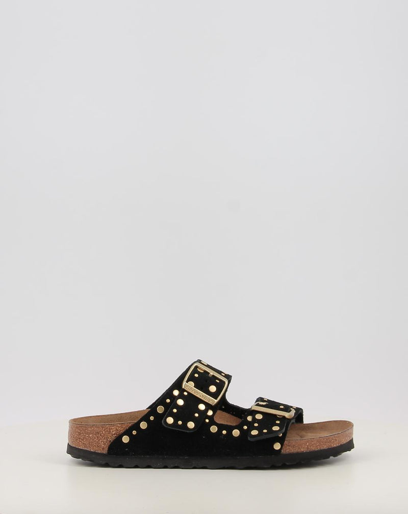 Sandalias BIRKENSTOCK ARIZONA RIVET LEVE negro