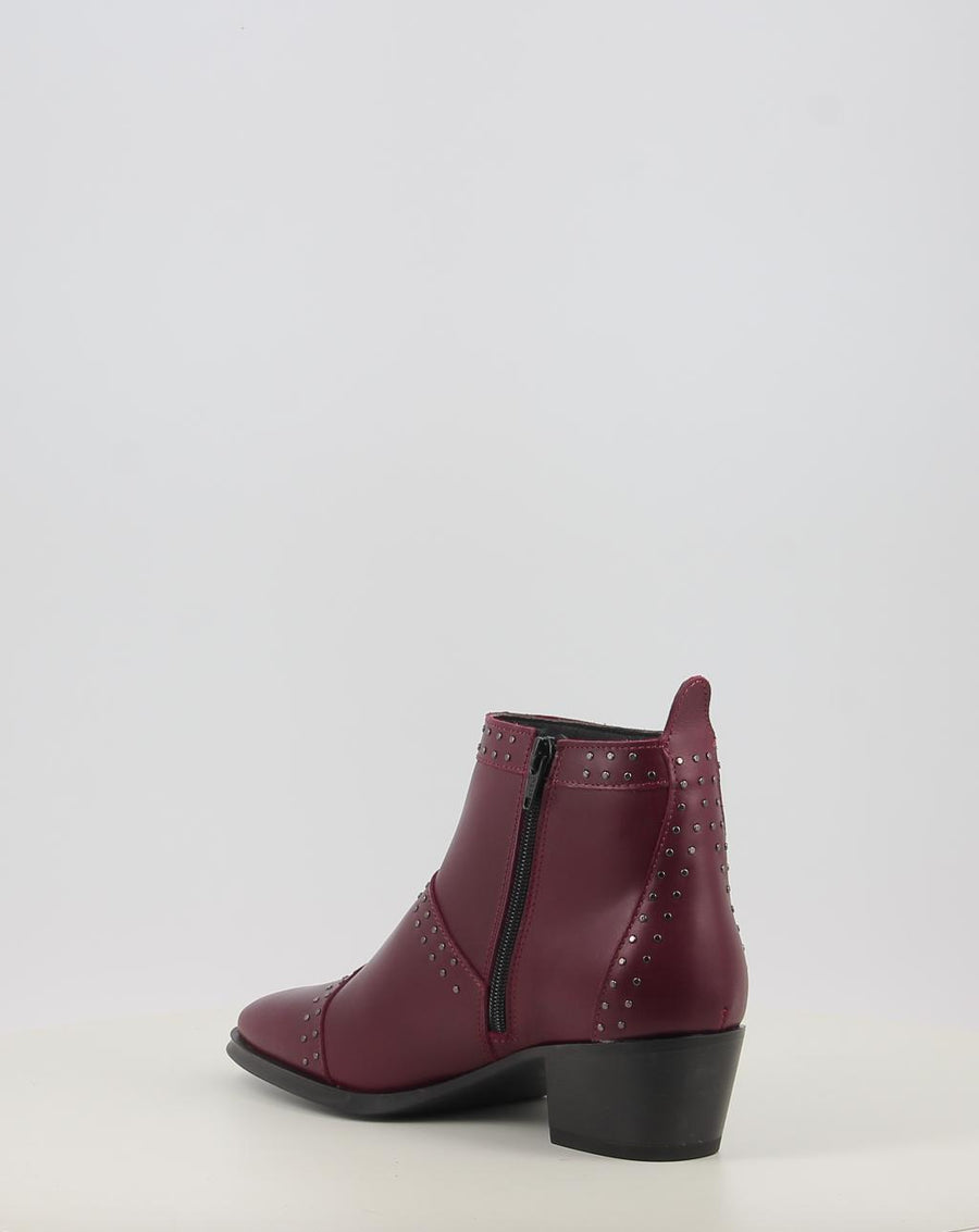 Botines ALPE 5257 granate - vista 4