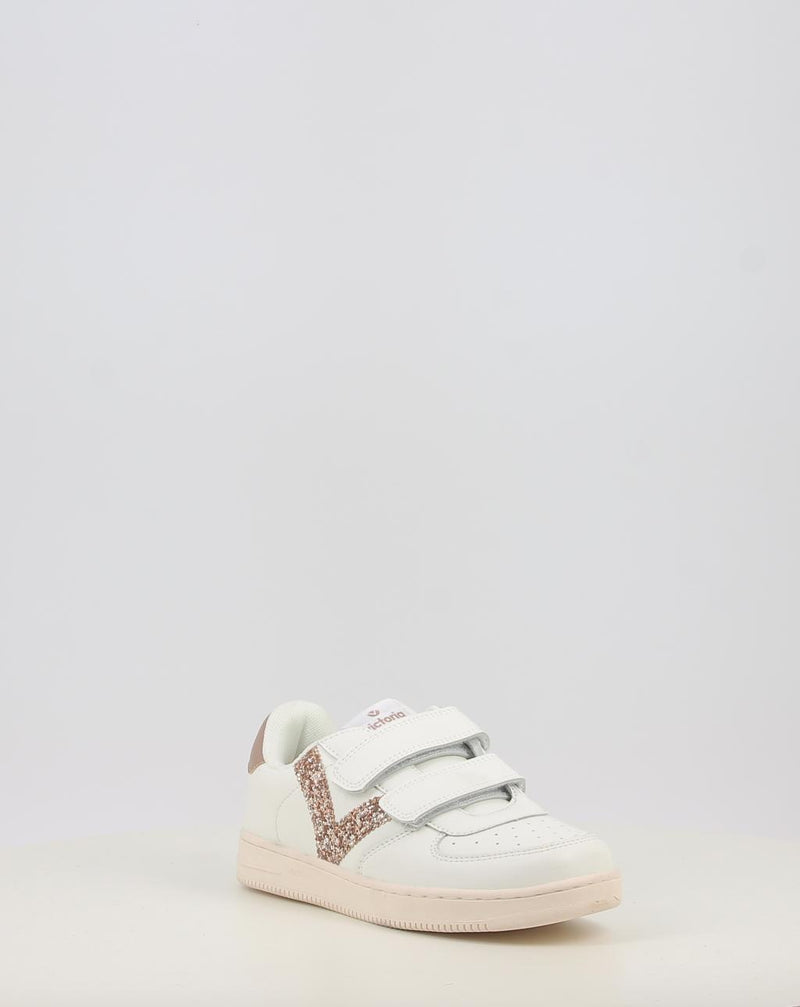 Zapatillas VICTORIA TIEMPO EFECTO PIEL FANTASIA 1124106-594 blanco
