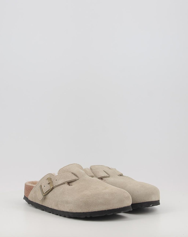 Zuecos BIRKENSTOCK BOSTON SHEARLING LEVE LAF taupe