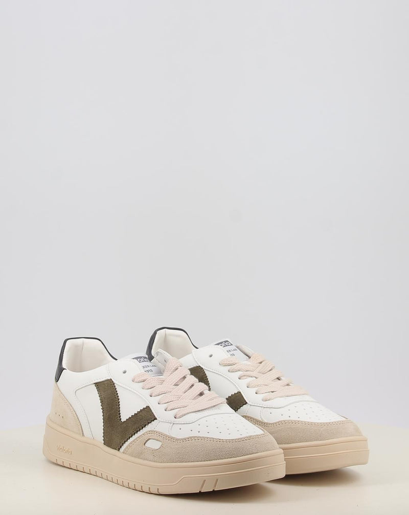Zapatillas VICTORIA SEUL EFECTO PIEL & SERRAJE 1257101 blanco