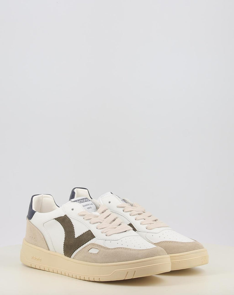 Zapatillas VICTORIA SEUL EFECTO PIEL & SERRAJE 1257101 blanco