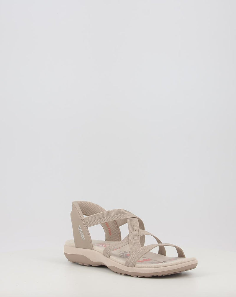 Sandalias SKECHERS SLIP-INS: REGGAE SLIM - STRETCH 163460 taupe
