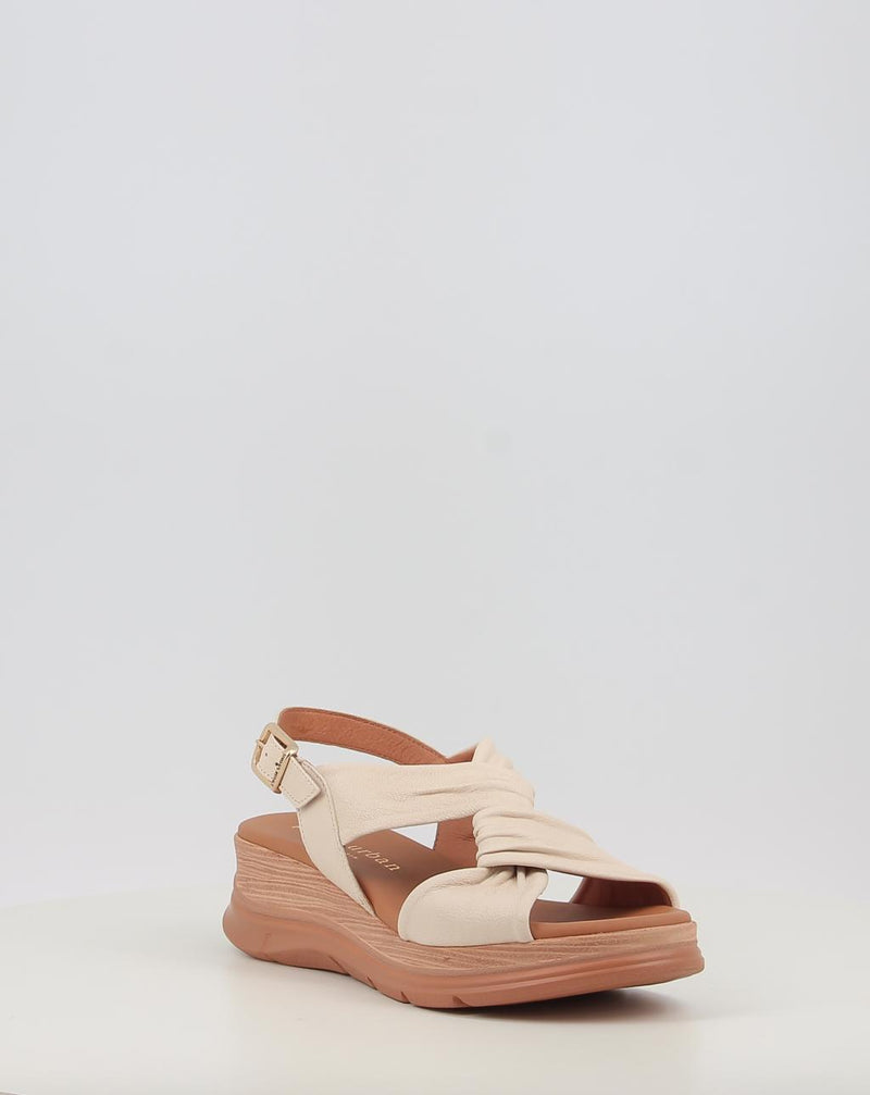 Sandalias PAULA URBAN 24-776 crema
