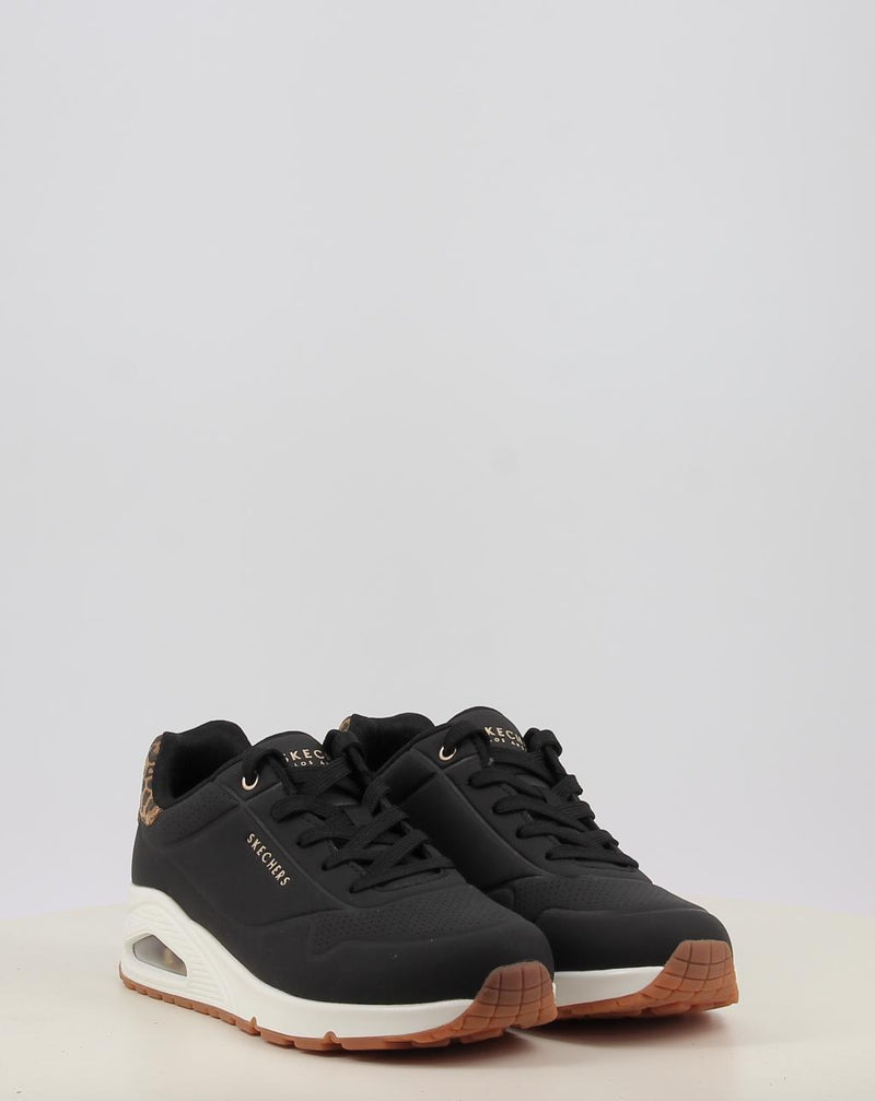 Zapatillas SKECHERS UNO - JUNGLE NITE negro