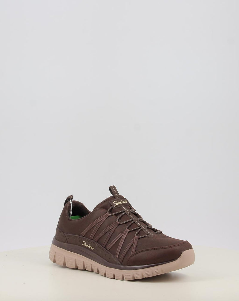 Zapatillas SKECHERS GRACEFUL - COZY HUG marrón