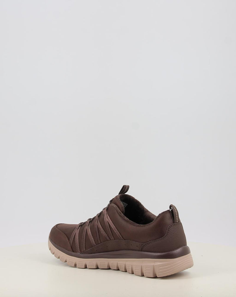Zapatillas SKECHERS GRACEFUL - COZY HUG marrón