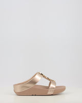Sandalias FITFLOP HALO BEAD-CIRCLE METALLIC TOE-POST SANDALS metalizado