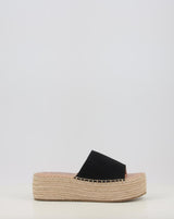 Alpargatas KISSIA COCO negro