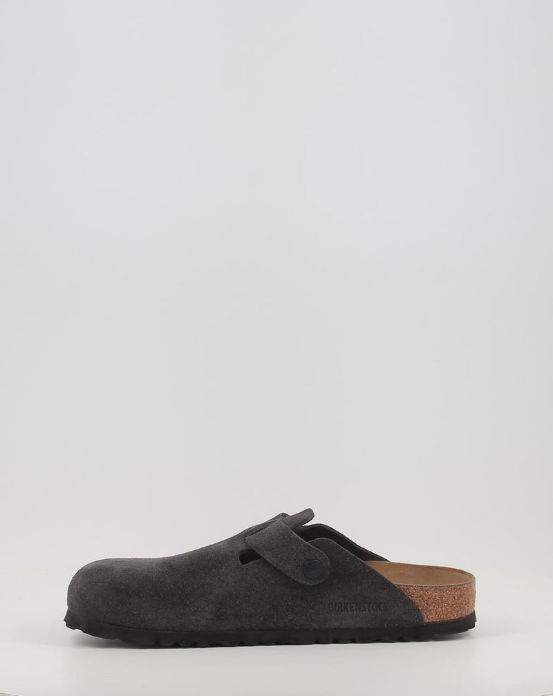 Zuecos BIRKENSTOCK BOSTON LEVE Velvet Grey gris
