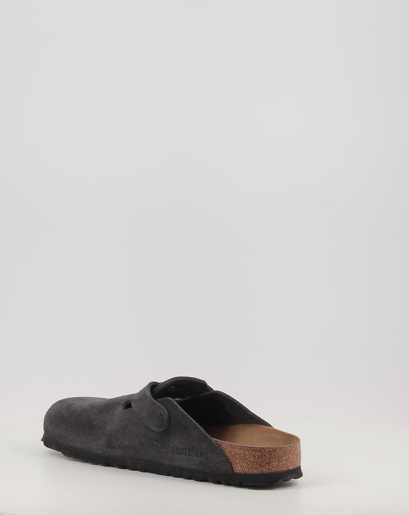 Zuecos BIRKENSTOCK BOSTON LEVE Velvet Grey gris