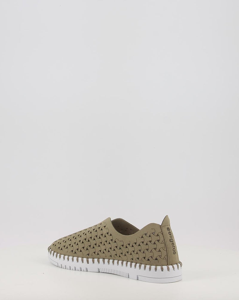 Zapatos EOLIGEROS TESSY kaki