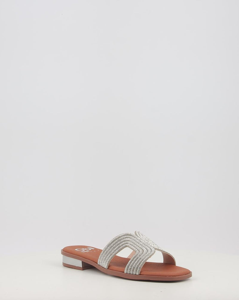 Sandalias OBI SHOES 5590 plata
