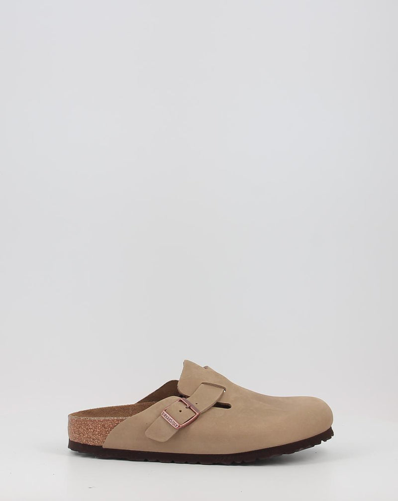 Zuecos BIRKENSTOCK BOSTON LEOI taupe