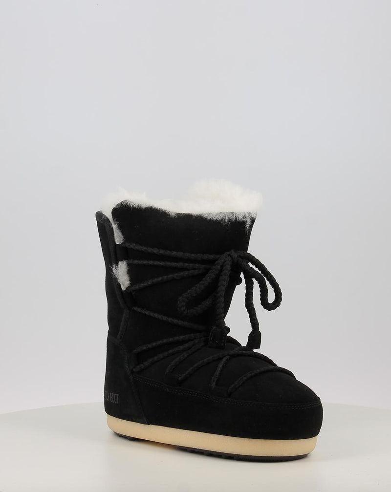 Botas MOON BOOT MB EVX BOOT SUEDE / SHEARLING negro