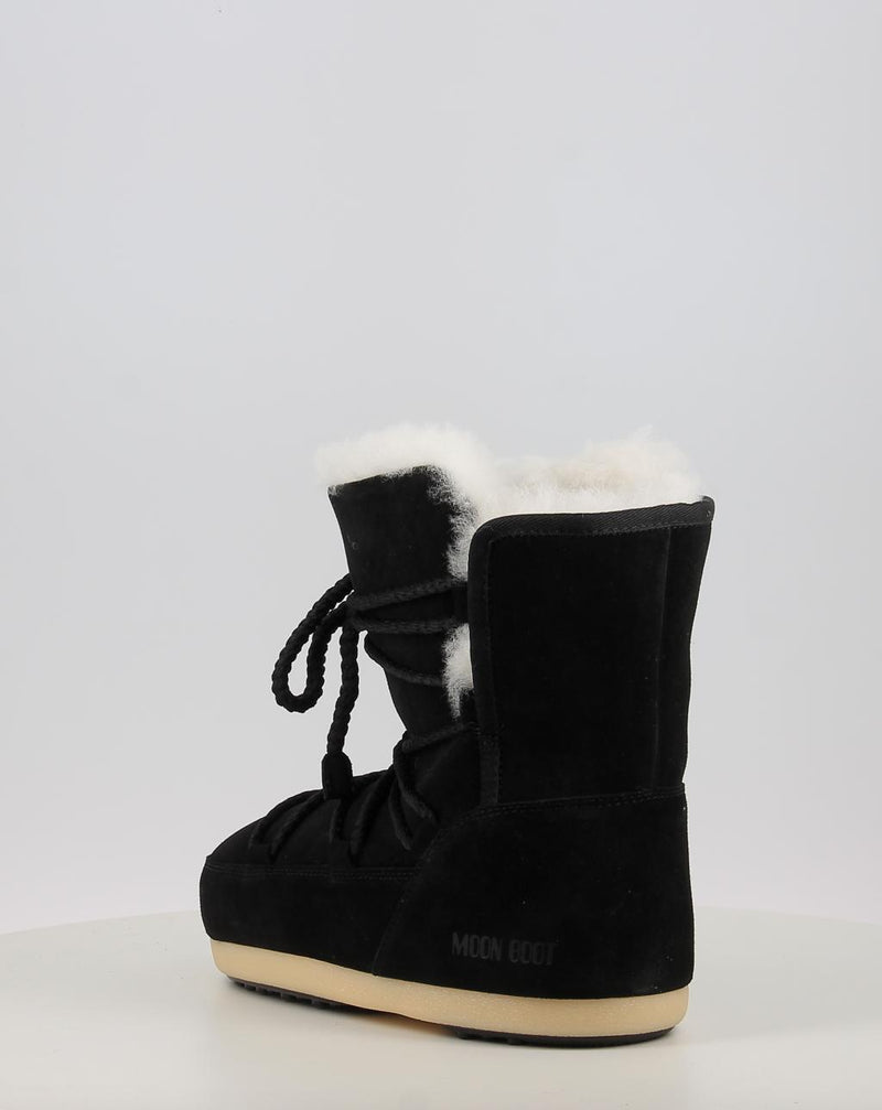Botas MOON BOOT MB EVX BOOT SUEDE / SHEARLING negro