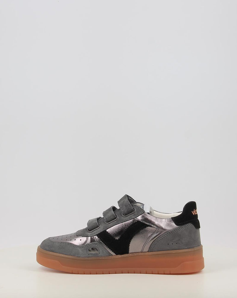 Zapatillas VICTORIA SEÚL TIRAS SERRAJE & METAL 1257141 gris