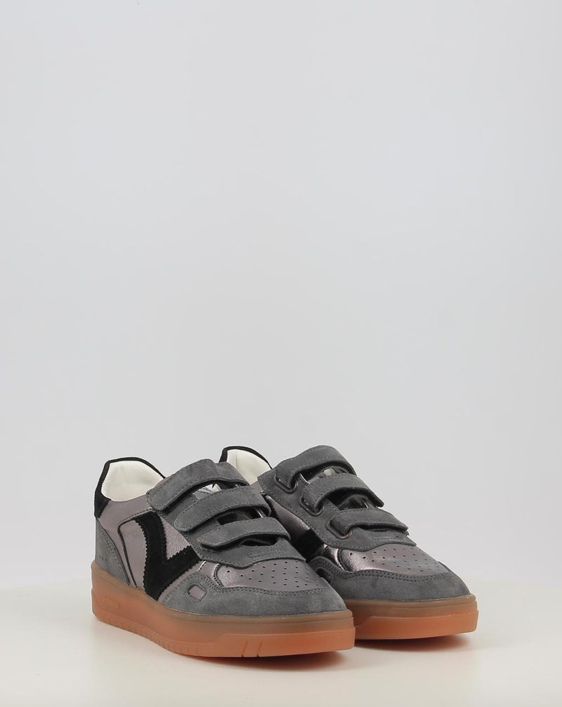 Zapatillas VICTORIA SEÚL TIRAS SERRAJE & METAL 1257141 gris