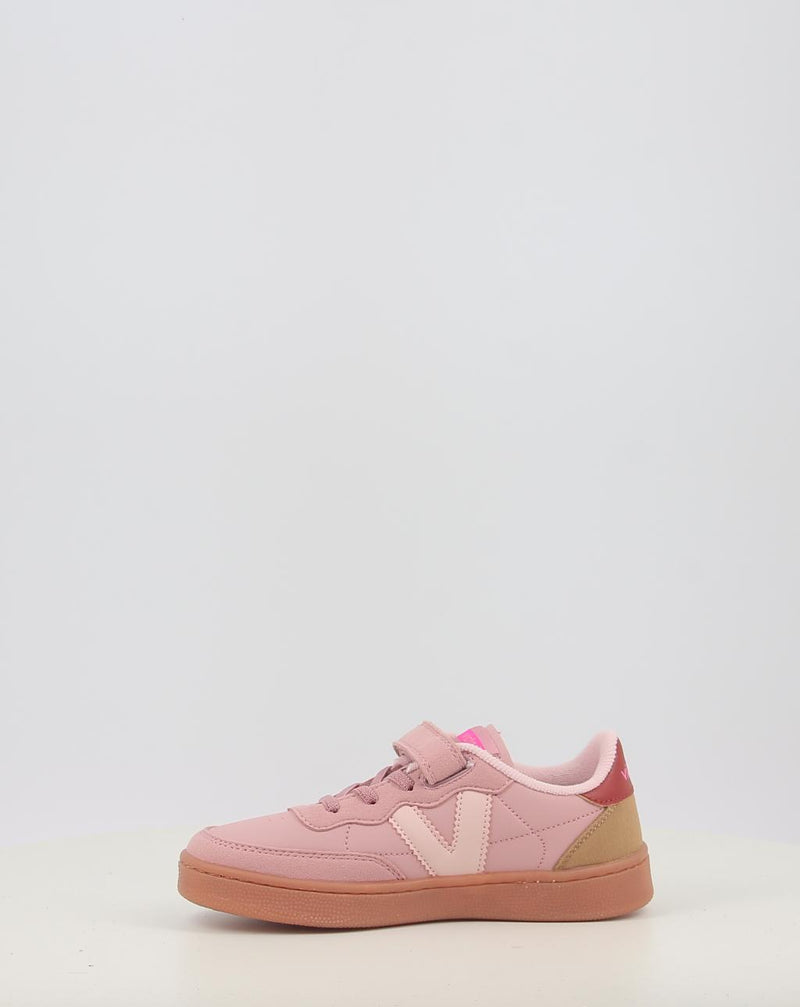 Zapatillas VICTORIA OSLO VELCRO EFECTO PIEL CONTRASTE 1256106 rosa