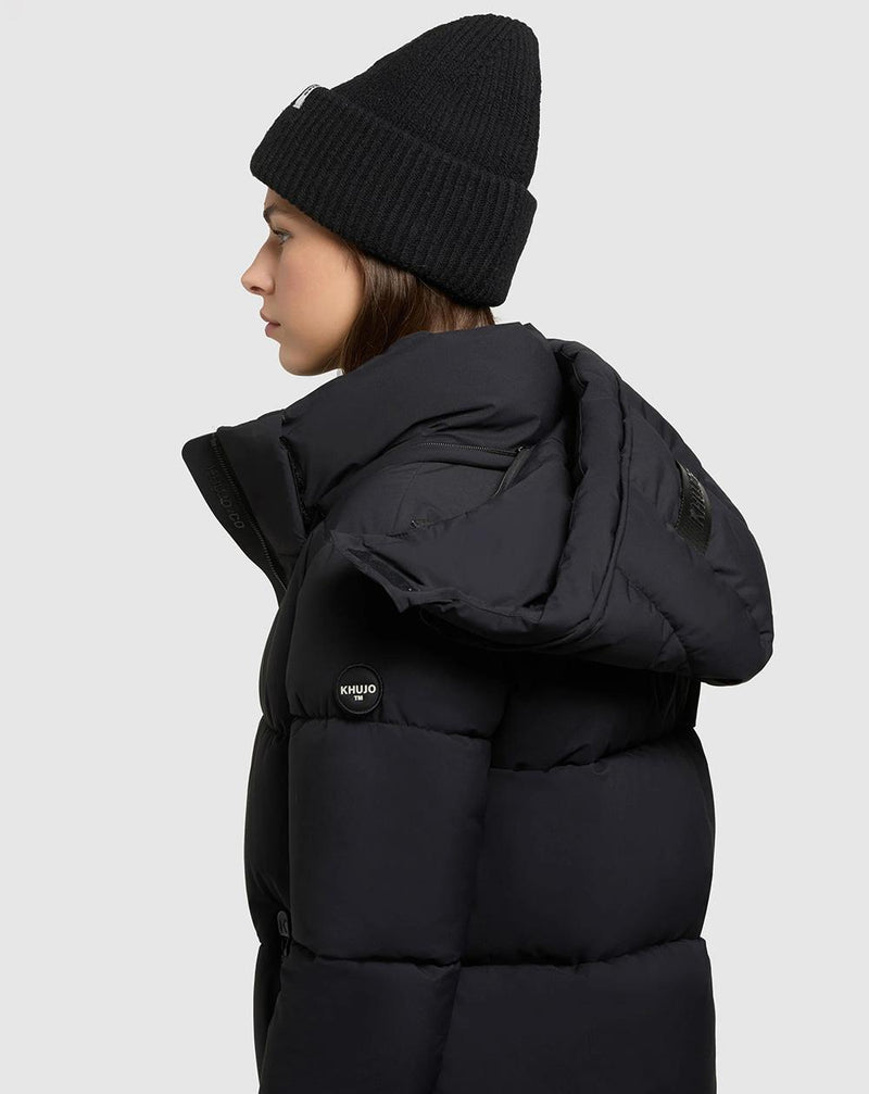 Plumiferos KHUJO HAYA2 MATT negro