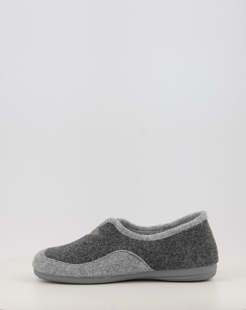 Zapatillas de Casa BIO RELAX PICOS 13910 gris