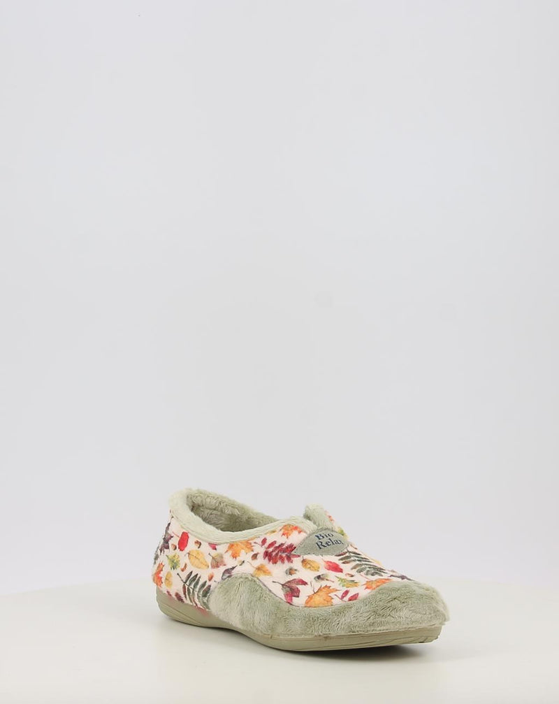 Zapatillas de Casa BIO RELAX GAIA 13043 verde