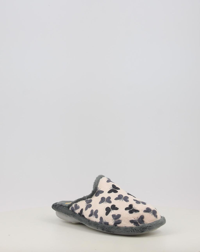 Zapatillas de Casa BIO RELAX MARIPOSA 4514 gris