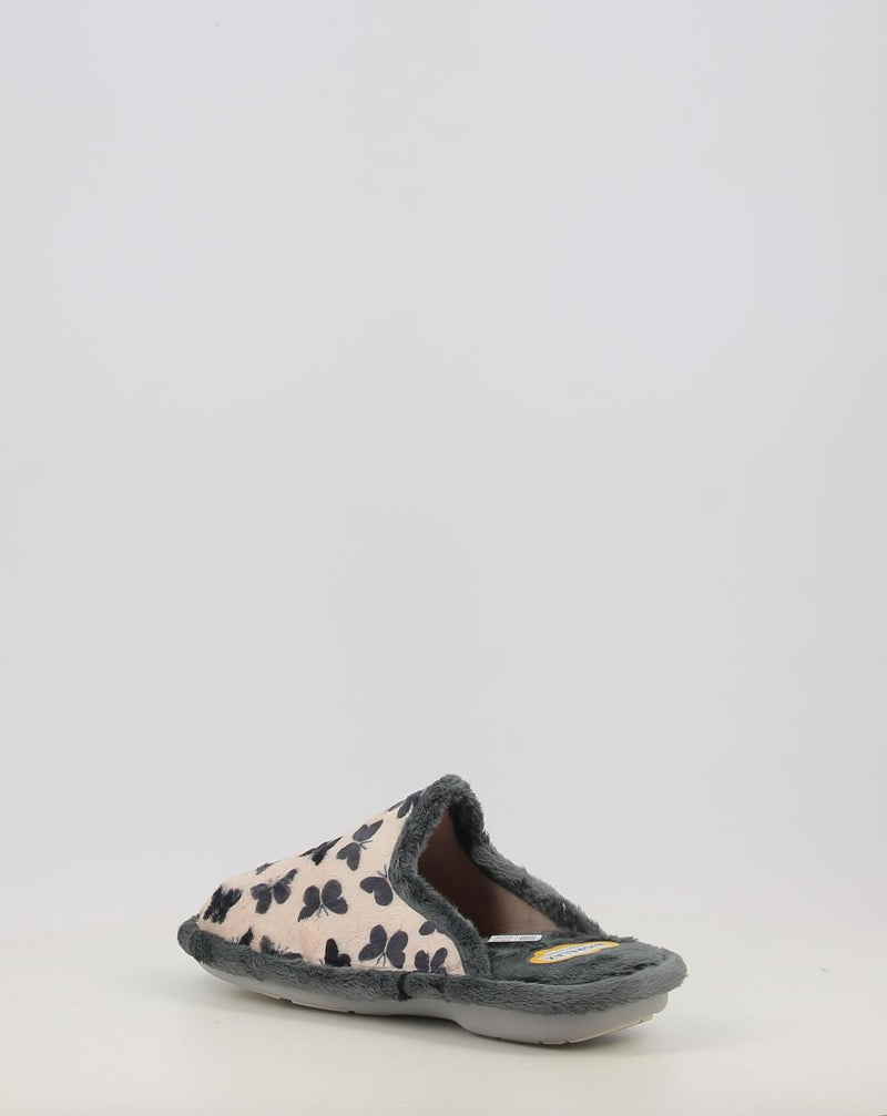 Zapatillas de Casa BIO RELAX MARIPOSA 4514 gris