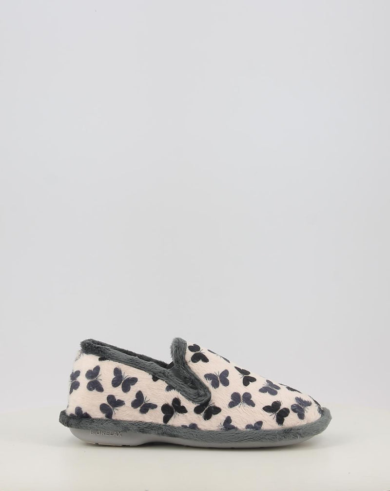 Zapatillas de Casa BIO RELAX MARIPOSA 4601 gris