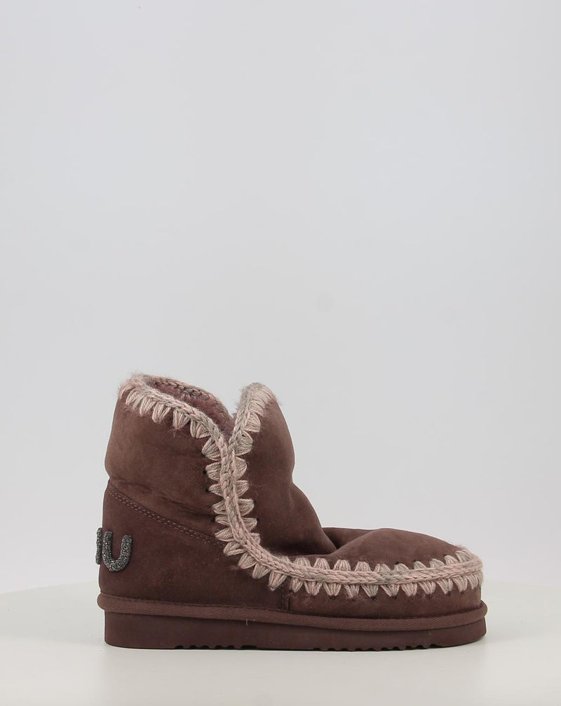 Botas MOU ESKIMO 18 GLITTER LOGO marrón