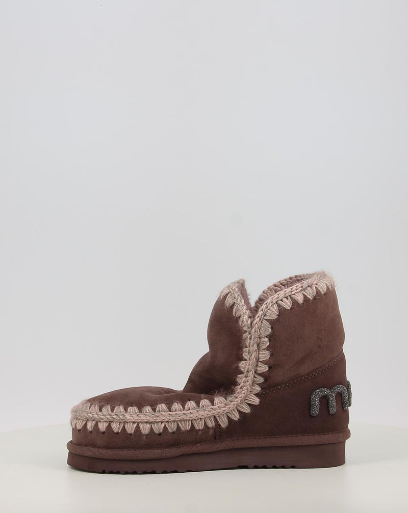 Botas MOU ESKIMO 18 GLITTER LOGO marrón