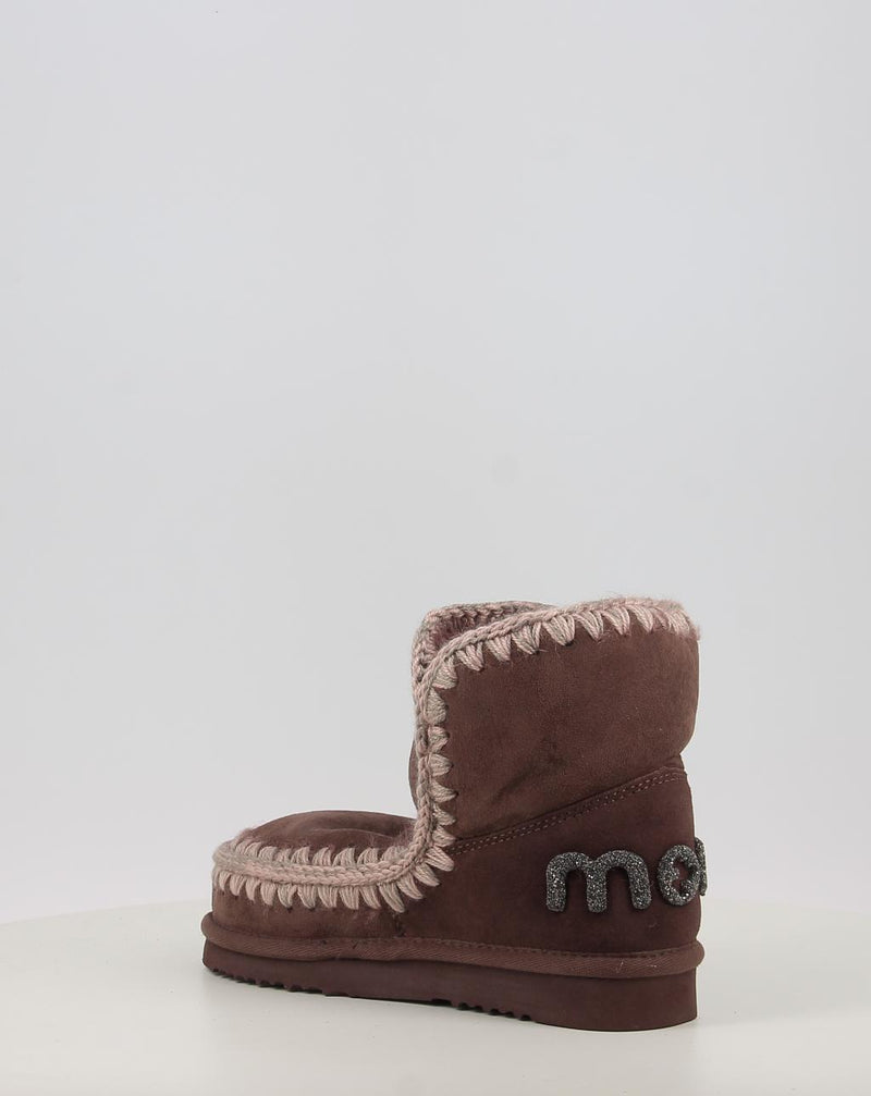 Botas MOU ESKIMO 18 GLITTER LOGO marrón