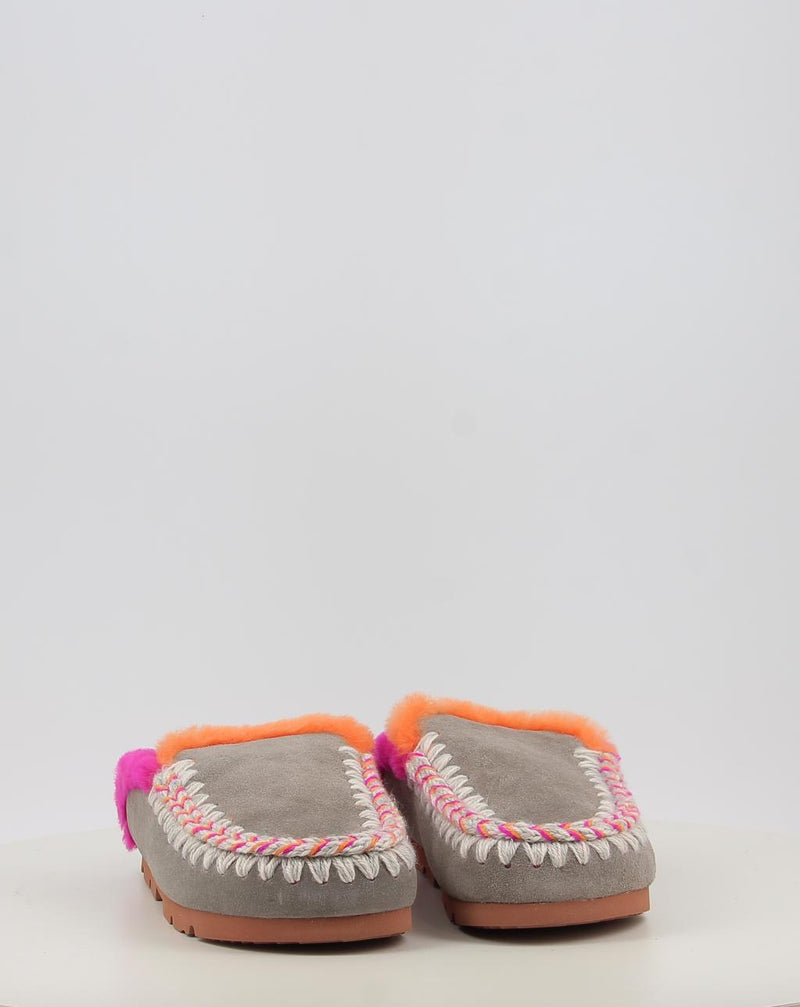 Zuecos MOU WINTER BIO OVERSTITCHING gris