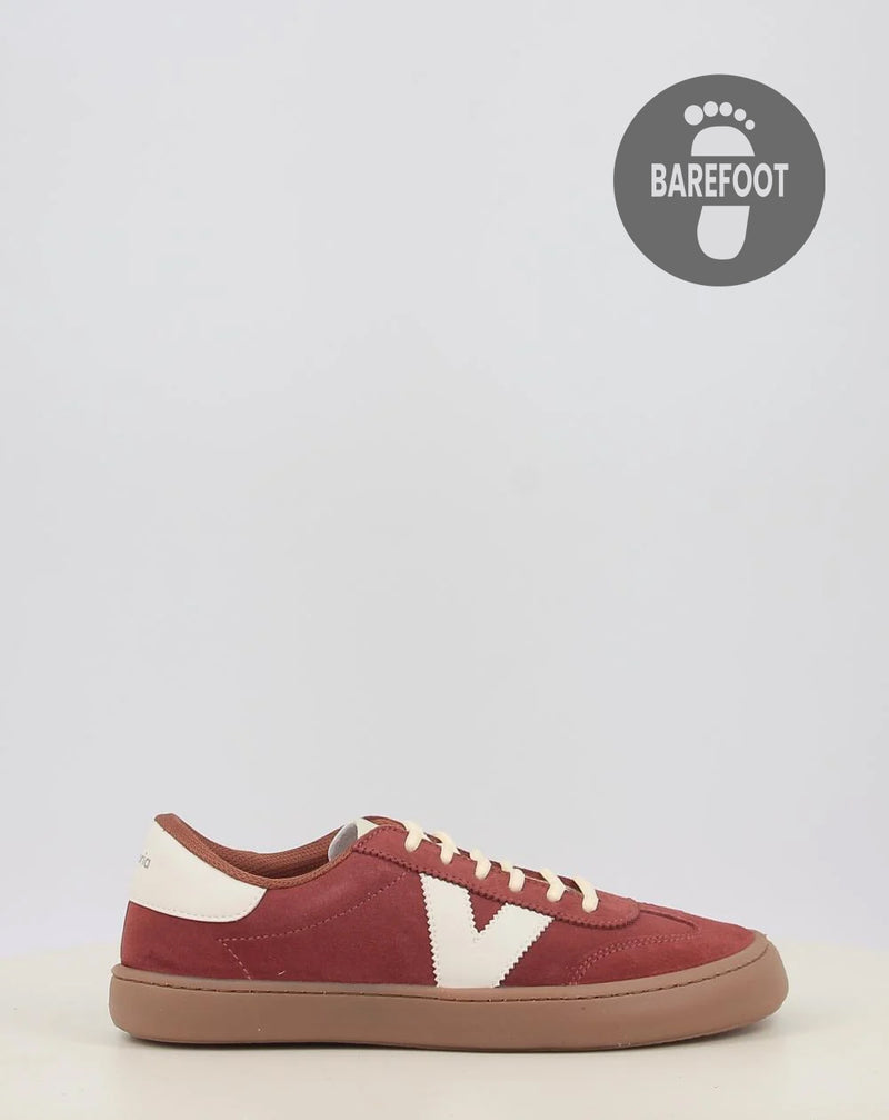 Zapatillas VICTORIA OLMO BAREFOOT EFECTO PIEL & SERRAJE 1186103 granate