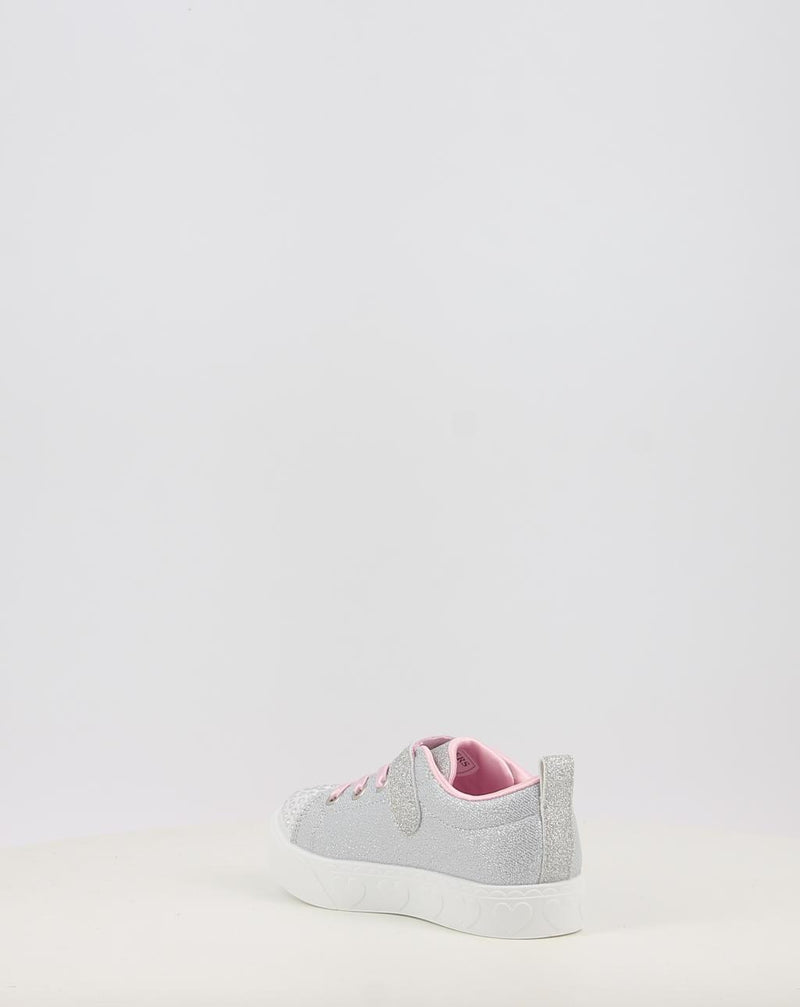 Zapatillas SKECHERS TWINKLE TOES: HEART STEPS - SHIMMER 314620N plata